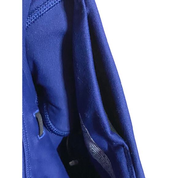 Victoria's Secret Sport Knockout Leggings Moto Blue Semi Sheer Cut Out Womens XS - Picture 6 of 7